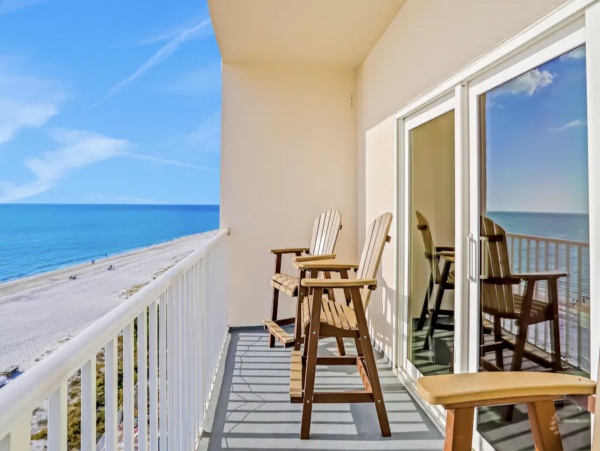 Top floor Beachfront condo with gulf views